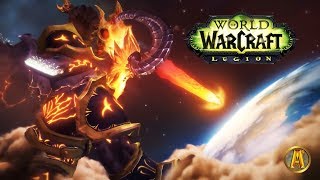 Sargeras Impales Azeroth Sword Cinematic  Illidans Sacrifice Argus Ending WoW LegionWar Within [upl. by Amora]