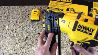 Dewalt Brushless 20V Max 16 Gauge Nailer DCN660 [upl. by Anehc]