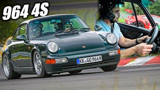 Freshly Rebuilt Porsche 964 C4 Tastes the Nürburgring [upl. by Roxie]