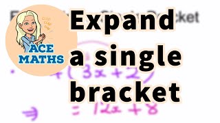 KS3 Maths  Expand a single bracket [upl. by Dulci]