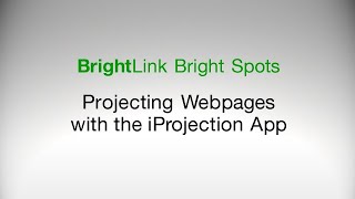 Epson iProjection App  How to Project Webpages [upl. by Birgit131]