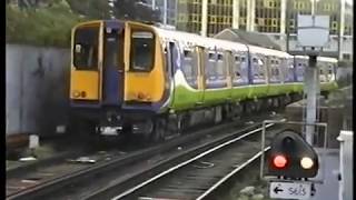 British RailwaysSilverlink Metro North Woolwich to Stratford October 2006 [upl. by Novyar]