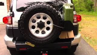 Universal Spare Tire Jerry Can Mount EZ Rack Kit [upl. by Tawney]