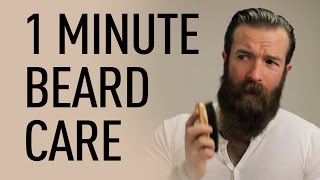 1 Minute Beard Grooming  Jeff Buoncristiano [upl. by Akilaz]