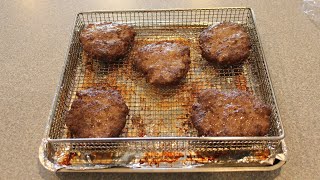 Air Fryer Hamburger Recipe  Best Method [upl. by Esinereb]