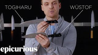 Knifemaker Explains The Difference Between Chefs Knives  Epicurious [upl. by Ly]