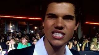 Twilight Movie Premiere Taylor Lautner Interview [upl. by Eltsyrk]