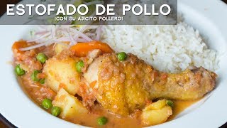 COMO PREPARAR ESTOFADO DE POLLO FÁCIL Y RÁPIDO  COMIDA PERUANA  ACOMERPE [upl. by Jobe]