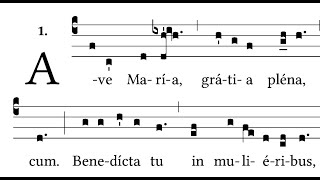 Ave Maria  Gregorian Chant [upl. by Kifar]