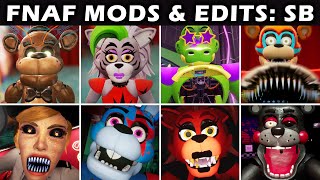 FNAF MODS amp EDITS  Part 26 feat Security Breach [upl. by Yerffoj]