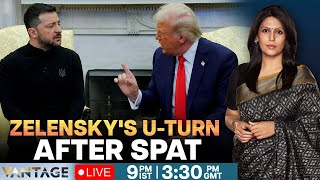 Russia Ukraine War LIVE After Trump Clash Zelenskys Uturn  Vantage with Palki Sharma  N18G [upl. by Mcmullan]