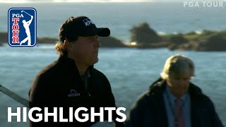 Phil Mickelson’s winning highlights from ATampT Pebble Beach 2019 [upl. by Kenway]