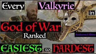 All Valkyries in God of War Ranked Easiest to Hardest [upl. by Ddet]