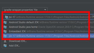 How to Change JDK Version for Gradle in Android Studio 2023 Update [upl. by Melise582]