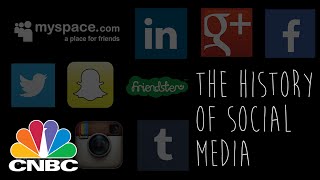 History Of Social Media In 90 seconds  CNBC [upl. by Latsyrc]