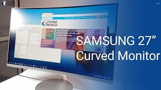 Samsung 27inch CF591 Curved Monitor with AMD FreeSync  Review [upl. by Purvis]