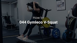 HOW TO USE GYM MACHINES The VSquat [upl. by Nosimaj]