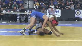 Chloe Ayres of Princeton wins NJSIAA girls wrestling championship at 107pounds [upl. by Ness]