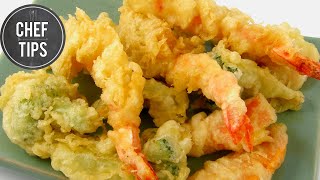 Crispy Tempura Batter Recipe ANYONE Can Make  Chef Tips [upl. by Tatiana]