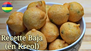 Recette Baja Mauricien en Kreol  Bhajia Special Ramadan [upl. by Ahsatam]