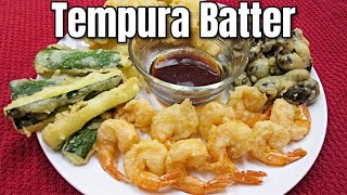 How to make perfect Tempura every time  PoorMansGourmet [upl. by Retlaw]