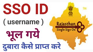 SSO ID भूल गये  ssoid forget  ssoid username forgot  sso id password forgot  ssoid forgot ssoid [upl. by Eugatnom]