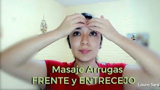 Masaje Arrugas Frente y Entrecejo  LInfático [upl. by Oderfliw]