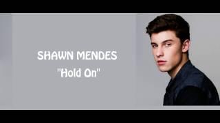 Shawn Mendes  Hold on lyrics [upl. by Eilrahs974]