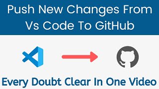 How to push changes from visual studio code to GitHub  Tech Projects [upl. by Annaigroeg103]