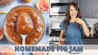 Easy Homemade Fig Jam Recipe  No Pectin Needed [upl. by Marashio]