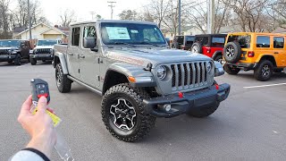 2021 Jeep Gladiator Rubicon Diesel Start Up Walkaround Test Drive and Review [upl. by Oflodur480]