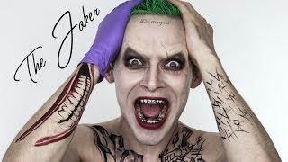 The JOKER Suicide Squad Halloween MakeUp  Jared Leto  Shonagh Scott [upl. by Neyud906]