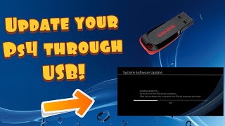 How to Update Your PS4 System Software Using A USB Simple Method [upl. by Oinolopa169]