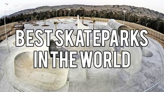 10 BIGGEST Skateparks In The WORLD US UK Canada Australia China [upl. by Nivrehs977]