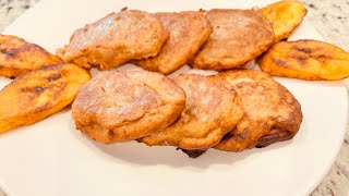 How to make banana fritters Jamaican style [upl. by Favrot]