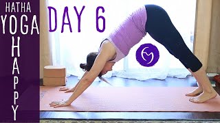 30 Minute Hatha Yoga Happiness Practice and Let Go Day 6  Fightmaster Yoga Videos [upl. by Dorcia]