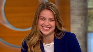 Melissa Benoist on quotSupergirlquot Jeb Bushs quothotquot comment [upl. by Atram]