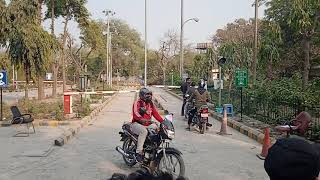 Driving Test Two Wheeler in Loni Road Delhi  Driver Pradeep Pal [upl. by Shuler]