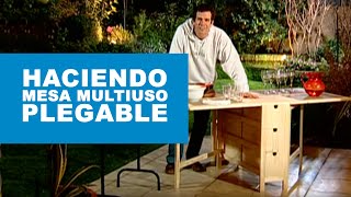 ¿Cómo hacer una mesa multiuso plegable [upl. by Revilo298]