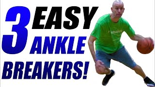 3 EASY Basketball Moves To BREAK ANKLES Crossover Moves Tutorial [upl. by Gwenette]