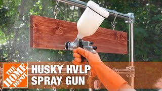 HVLP Paint Spray Gun  The Home Depot [upl. by Eiramait927]