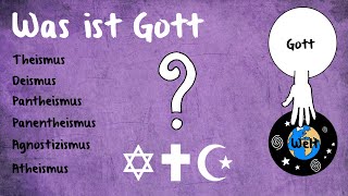 Was ist Gott Theismus Pantheismus Agnostizismus [upl. by Tyson]