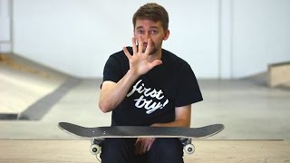 THE 5 EASIEST SKATEBOARD TRICKS FOR BEGINNERS [upl. by Muslim]