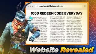 Free Redeem Code Website Revealed 🔥🤘 [upl. by Andra789]