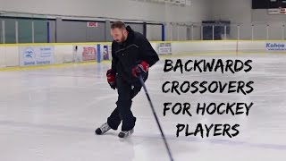 BACKWARDS CROSSOVERS FOR HOCKEY PLAYERS [upl. by Valerio]