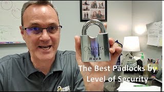 The 4 Best Padlocks by Level of Security [upl. by Ecydnarb]