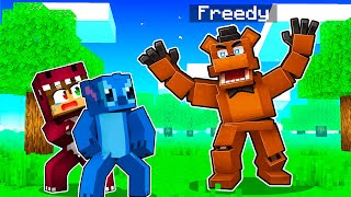 ¡1 NOCHE con FREEDY en MINECRAFT 😱 FLEXVEGA RAPTORGAMER Y SILVIO [upl. by Scarface807]