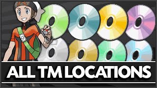 How amp Where to Get  All TM Locations in Pokemon Omega Ruby amp Alpha Sapphire [upl. by Ynnal562]