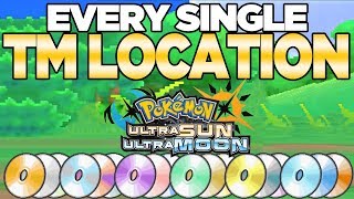 Every TM Location in Pokemon Ultra Sun and Moon  Austin John Plays [upl. by Markowitz657]