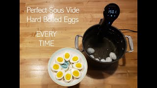 Sous Vide Hard Boiled Eggs With Perfect Centers AND Whites [upl. by Anitaf246]